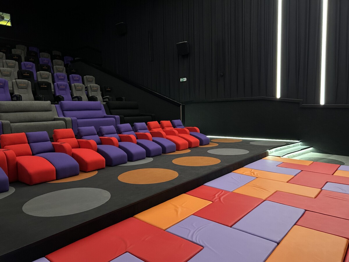 Bērnu zāle kinoteātrī "STARLINE Cinema" Daugavpilī. 2026. gada 20. augusts. Foto: Evelina Maibogina