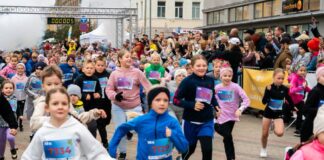 Mežciema skrējiena bērnu sacensības šogad sāksies Vienības laukumā 26. septembrī plkst. 10.00. Foto: daugavpils.lv