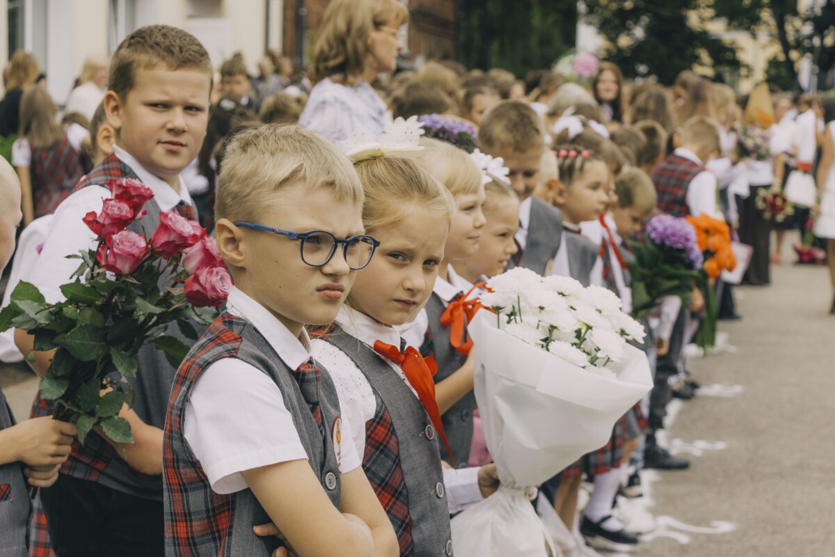 Zinību diena Daugavpils Zinātņu vidusskolā. 2026. gada 1. septembris. Foto: Jevgeņijs Ratkovs