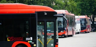"Daugavpils satiksme" autobusi. Ilustratīvs attēls. Foto: Daugavpils satiksme