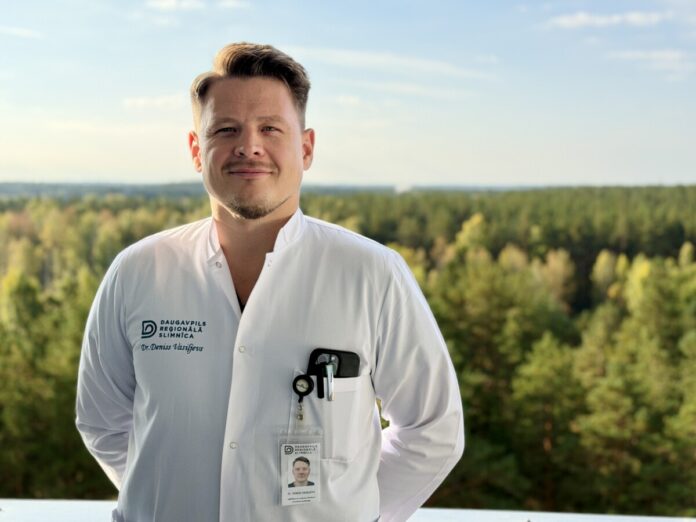 d_vasiljevs Deniss Vasiļjevs, Daugavpils reģionālās slimnīcas (DRS) invazīvais kardiologs, direktors izglītības un zinātnes jautājumos. Foto: DRS
