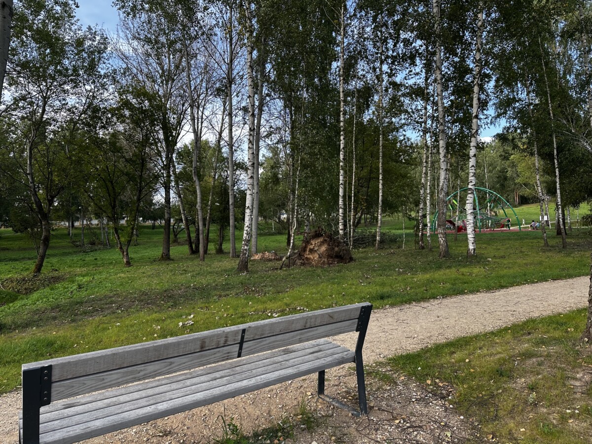 Avotiņu parks Ķīmijas apkaimē Daugavpilī. 2026. gada 31. augusts. Foto: Anastasija Šubina