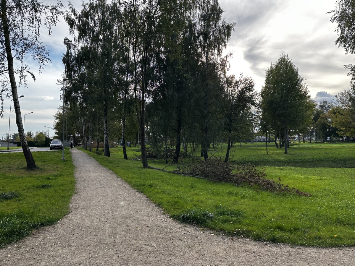 Avotiņu parks Ķīmijas apkaimē Daugavpilī. 2026. gada 31. augusts. Foto: Anastasija Šubina