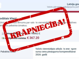 VSAA brīdina par krāpniekiem, kuri izsūta viltus vēstules par “vienreizēju energoatbalstu” Krāpnieki VSAA vārdā izsūta vēstules par it kā piešķirtu vienreizēju kompensāciju saistībā ar energoresursu cenu pieaugumu 2026. gadā. Ilustratīvs attēls: VSAA
