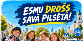 Latgales skolēnus aicina piedalīties konkursā “Esmu drošs savā pilsētā”. Publicitātes attēls.