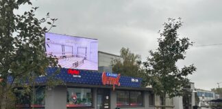 Spēļu zāle Jaunbūvē Daugavpilī. 2025. gada 5. oktorbrī. Foto: Anastasija Šubina