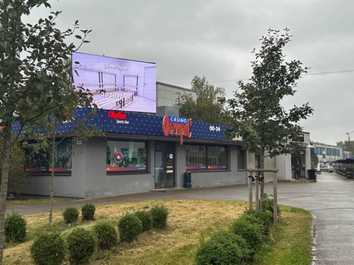 Spēļu zāle Jaunbūvē Daugavpilī. 2025. gada 5. oktorbrī. Foto: Anastasija Šubina