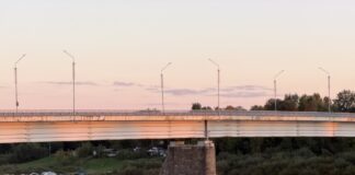 Vienības tilts Daugavpilī 2026. gada 28. septembrī. Foto: Anna Kusiņa
